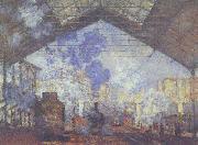 Claude Monet La Gare of St. Lazare Germany oil painting artist